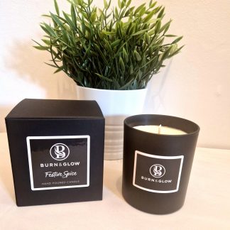 festive spice candle